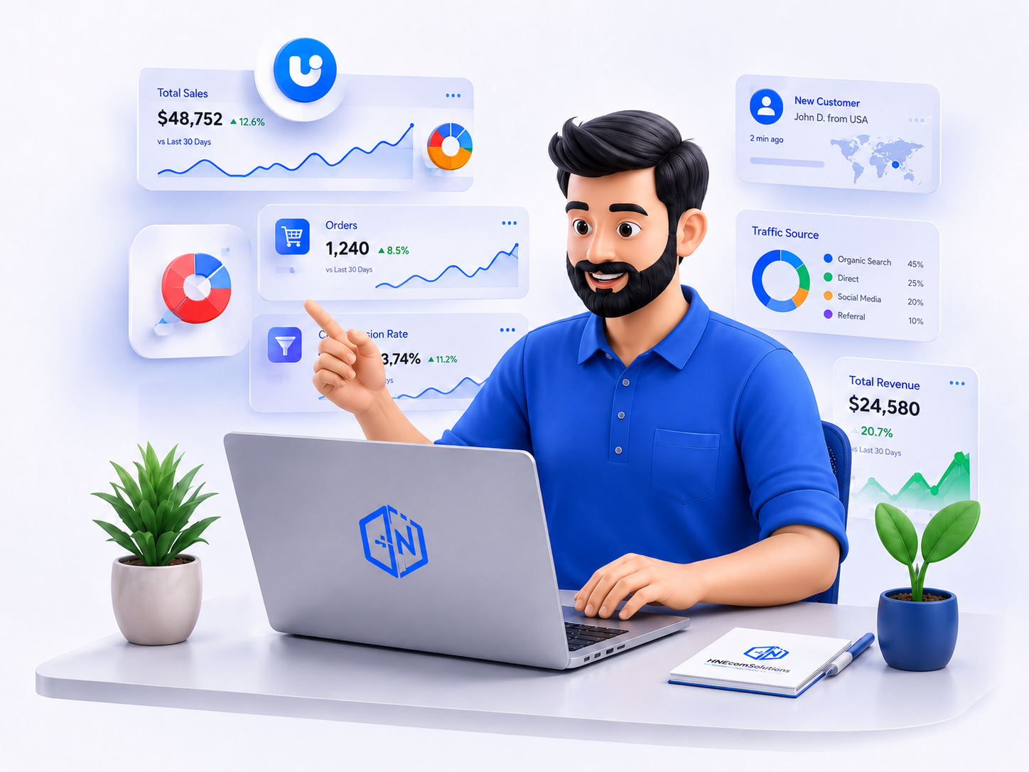 Digital Marketing Illustration
