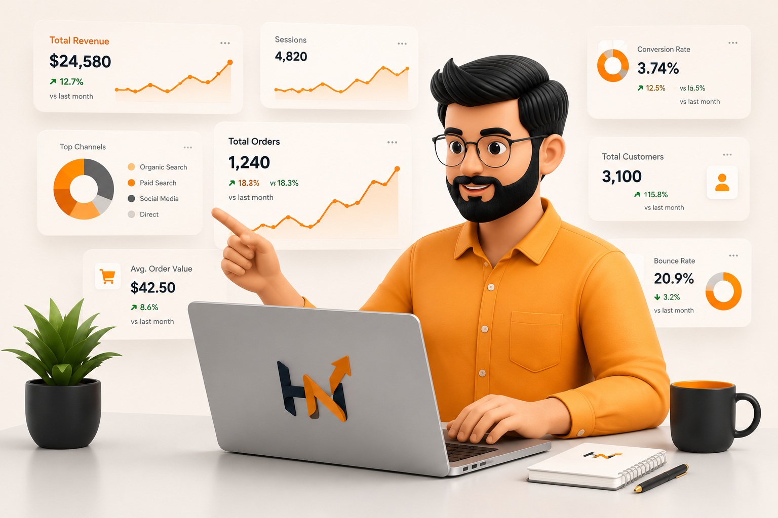 Digital Marketing Illustration